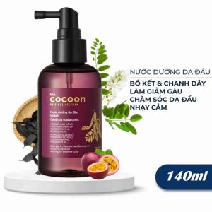 Dưỡng Tóc Cocoon Gleditsia Scalp Tonic 140ml - Dưỡng Ẩm & Giảm Gàu Bảo Vệ Trái Tim Cho Da Đầu Nhạy Cảm