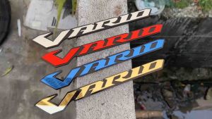 paket spesial emblem akrilik logo vario & logo honda sayap timbul 1 set special package emblem akrilik honda vario & honda wings sepasang