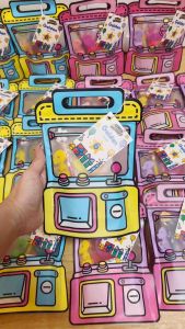 Kids birthday goodie bag gift return gift fan bubble stick set customization gift tags
