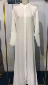 Gamis Putih Polos Cringkle Wanita Muslim // Dress Putih Cringkle Wanita