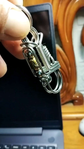 Móc khóa inox làm thủ công không han gỉ đủ kiểu dáng  độc đáo sang trọng độ bền cao