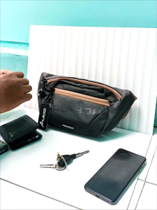 ALPERO - TAS SELEMPANG WAISTBAG SLINGBAG TAS PINGGANG TAS HP RINGAN ANTI AIR PRIA WANITA