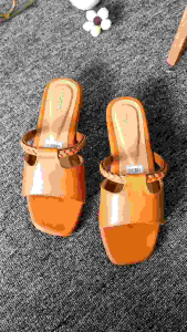 Harmi Shoes>Sendal Cocop Kepang Hak 3 Cm Ringan kode 020