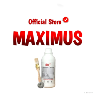 Maximus Cleaner MC Cairan Pembersih Serbaguna dari Noda Kerak Air Lumut Bandel Menahun Keras pada Toilet Dapur Kerak Keramik Stainless Bak Gayung Kaca Shower Keran Kloset Closet WC Plastik