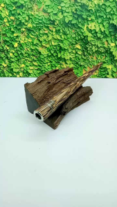 Pipa once sedotan kayu Liwung macan 15cm C14