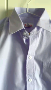 เสื้อเชิ๊ตนักเรียนชาย ตราแพะดาว 30-52  ทรงมาตรฐานถูกระเบียบ ออกบิลเบิกได้