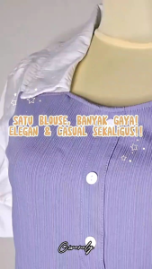 Sassy Blouse Atasan Wanita Korean Style