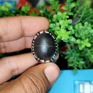 natural akik kendit kuning tali emas