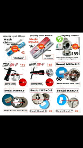 Gagang Senai Handle Snay Kruk As Motor & Ukuran Mata Senai Drat