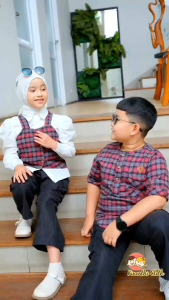 New Abizar dan Emara Set 3 in 1 Pakaian Anak Couple by Kinanthi