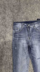 GO.AL - Cutbray Highwaist Jennie 7/9 Jeans Stretch Wanita Bootcut