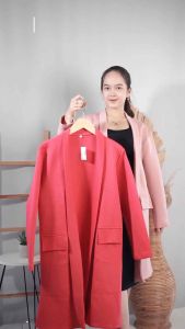 Blazer Wanita Panjang Scuba Premium & Blazercardigan Panjang