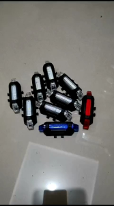 LAMPU BELAKANG SEPEDA USB LAMPU KEDIP SEPEDA 3 MODE