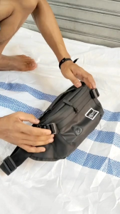 Tas Pinggang Pria Waterproof Waistbag Anti Air Terbaru Selempang Multifungsi