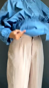 Alya shirt / Kemeja wanita serut / Kemeja Wanita Linen / Kemeja Terbaru