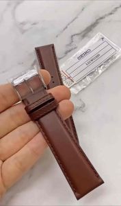 Genuine Seiko Calf Watch Leather Strap / 20mm 22mm 24mm