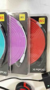 (มี10สีให้เลือก) ไฟเส้นไฟแถบ Led Neon flex DC12V 5เมตร ไฟตกแต่งภายในและนอก ไฟบ้าน ไฟรถ
