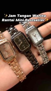 Mirete Jam Tangan Wanita A02 Rantai Stainless Steel Realpict by JamtanganPKU Quartz Watches