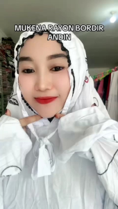 Mukenah Andine Terusan + Free Pouch