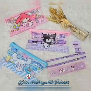6IN1 ALAT TULIS KARAKTER LUCU / PERALATAN SEKOLAH ANAK / SET ALAT TULIS SEKOLAH / CUTE STATIONERY SET 6IN1 / ST6362