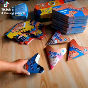 400 pcs kertas wadah crepes leker