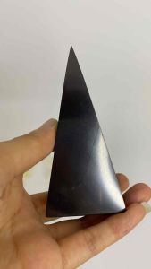 Russia 🇷🇺 Shungite High Polished Pyramid 5mm - EMF Protection | Collectibles