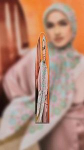 Bawal Shawlpublika Ya Habibi Bawal Square Ya Habibi Morocco Material Cotton Bidang 45
