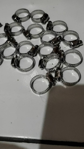 Klem Selang Stainless 304 7/8 Prngunci Selang Gas Air Isi 10 Pcs