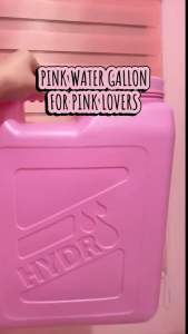 Baby Pink Colored Water Gallon 20liters