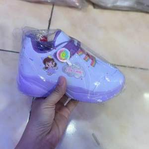 Sepatu sneakers anak cewek ANDO LILY CANDY sz 25-28(FREE KAOS KAKI)