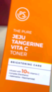Nước Hoa Hồng Dưỡng Da Pretty Skin The Pure Jeju Tangerine Vita C Toner 250ml