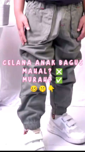 Celana Anak Chinos Joger 1-8 Tahun Celana panjang anak laki- laki terbaru Celana anak Chinos panjang joger terbaru