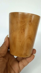 Gelas Minuman Kayu Jati Kualitas Premium