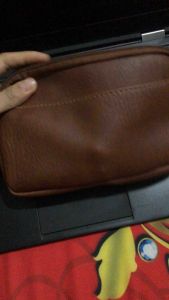 Ví Da Siêu Bền Phong Cách Tối Giản Ví Cầm Tay Thể Tích Lớn Vibe Cổ Điển Old Money
