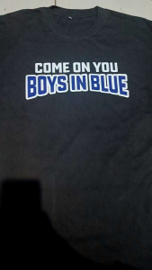 T-SHIRT KAOS COME ON YOU BOYS IN BLUE PERSIB