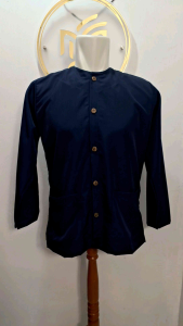 MAEDINA Baju Pangsi Tanpa Kerah Baju Adat Sunda Pria Dewasa Remaja S M L XL XXL 3XL