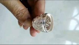 emban/ cincin perak ukir