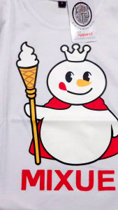 Kaos Mixue Anak Laki-Laki & Perempuan Cotton 30s Baby&Kids 6 Bulan Sampai 10 Tahun