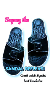Sandal refleksi sandal kesehatan.
