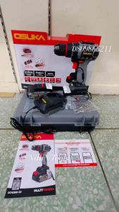 20V รุ่น OCD801-D1 และ OCHD802-D2 เจาะ OSUKA สว่านไร้สาย มอเตอร์ไร้แปรงถ่านBL กระแทก 20V แบต 2 ก้อน 6 เดือน ขั้นสกรู 20V เลือกสั่งซื้อ