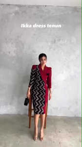 Ikka Drres Tenun: Dress Tenun Pesta untuk Acara Elegan