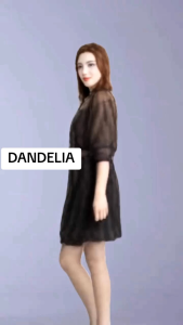 dandelia / DRESS ORGANZA 5863 (nz) / dress wanita / dress mini/ dress kemeja / mini dress / fashion wanita