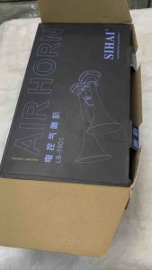 Còi hơi ô tô 2 loa Sihai. Kèn hơi xe tải xe khách có bình hơi.