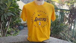 Los Angeles Lakers 2025 NBA Basketball On-Court Practice Performance Shirt
