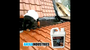 Pelindung Pelapis Cor Coran Aspal Cair 5kg Dinding Dak Beton Genteng Rembes Anti Bocor Waterproof