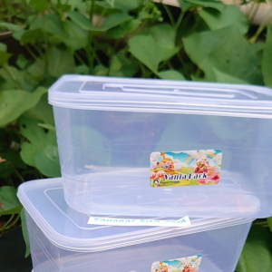 3pcs TOPLES KOTAK 1800ML/TOPLES KOTAK SERBAGUNA/WADAH MAKANAN