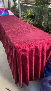 Table Skirting Design: A Guide to Jacquard Buffet Table Covers