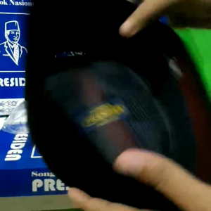 PROMO!!! Songkok Peci Kopiah Presiden Hitam Polos Non AC Tinggi 9 CM Real Pict Murah Grosir
