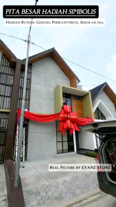 PITA KADO BESAR HADIAH RUMAH K4/ PITA JUMBO SIMBOLIS / GRAND OPENING / PERLENGKAPAN PESTA