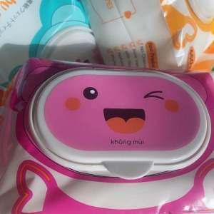 Sỉ combo 10 gói khăn ướt baby wipes 650g không cồn an toàn cho bé